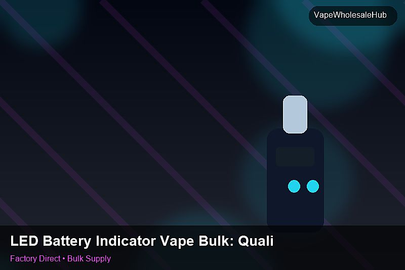 LED Battery Indicator Vape Bulk — LED Battery Indicator Vape Bulk: Quality Inspection Checklist | 2026 Edition photo 1