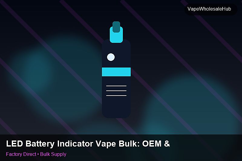 LED Battery Indicator Vape Bulk — LED Battery Indicator Vape Bulk: OEM & ODM Service | 2026 Edition photo 1