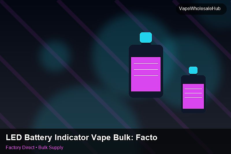 LED Battery Indicator Vape Bulk โ LED Battery Indicator Vape Bulk: Factory Audit Report | 2026 Edition photo 2