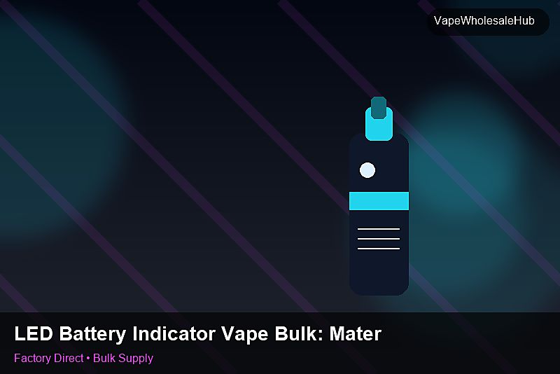 LED Battery Indicator Vape Bulk — LED Battery Indicator Vape Bulk: Material & Ingredients | 2026 Edition photo 2